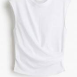 White Sleeveless Top for Work and Weekend Outfits